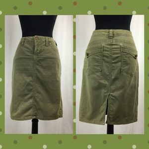 Pure Color Cotton & Spandex Skirt